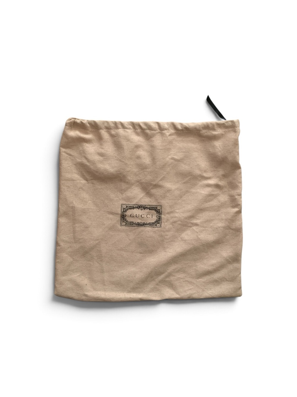 GUCCI Logo Beige Dustbag
